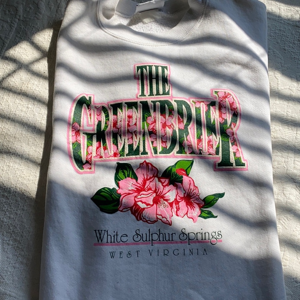 Incredible Vintage Greenbrier Resort Sweatshirt